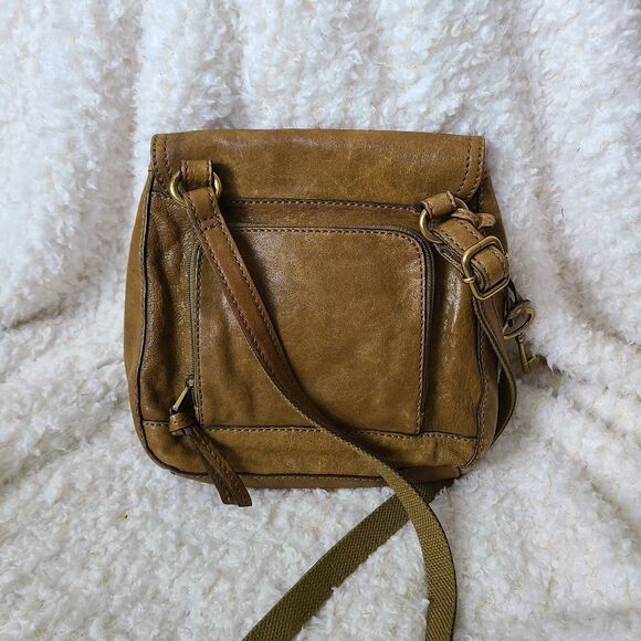 Fossil Carson Olive Green Leather Crossbody‎ - Picture 2 of 5